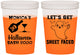 Custom Halloween 16 oz Color Changing Cups - Ghost Sheet Faced | 250009