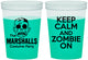 Custom Halloween 16 oz Color Changing Cups - Zombie | 250018