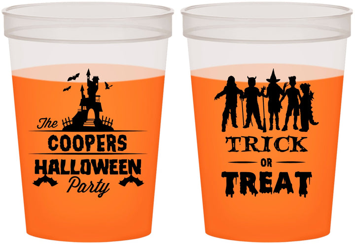 Custom Halloween 16 oz Color Changing Cups - Trick Or Treat | 250019