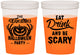 Custom Halloween 16 oz Color Changing Cups - Eat Drink Be Scary | 250033