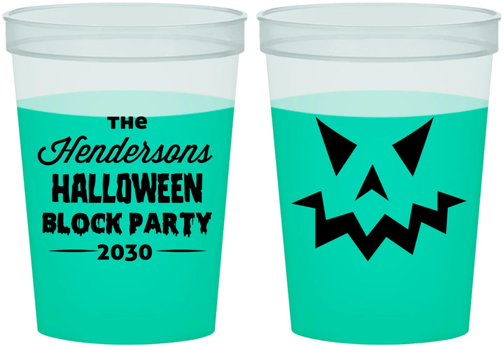 Custom Halloween 16 oz Color Changing Cups - Pumpkin | 250034