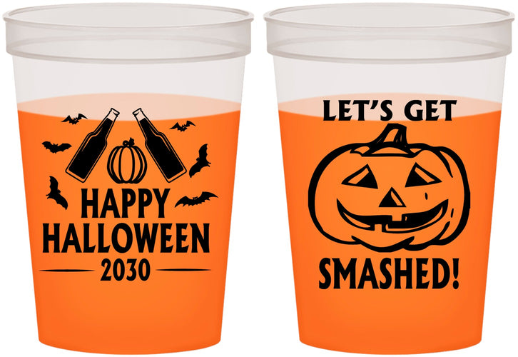 Custom Halloween 16 oz Color Changing Cups - Lets Get Smashed | 250036