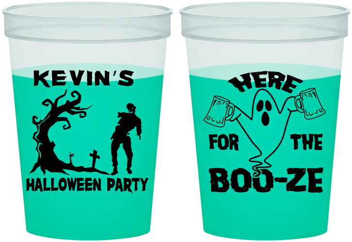 Custom Halloween 16 oz Color Changing Cups - Ghost | 250046