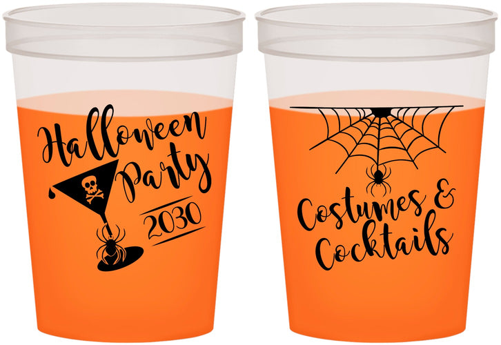 Custom Halloween 16 oz Color Changing Cups - Costumes Cocktails | 250048