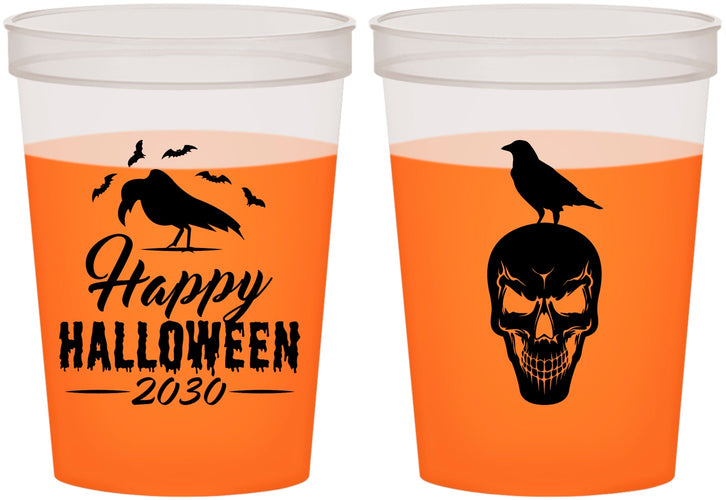 Custom Halloween 16 oz Color Changing Cups - Skeleton | 250056