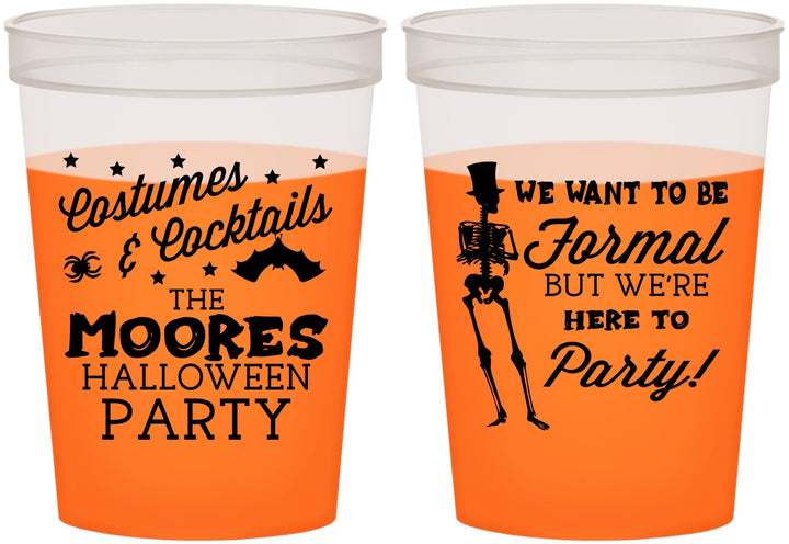 Custom Halloween 16 oz Color Changing Cups - Skeleton | 250057