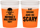 Custom Halloween 16 oz Color Changing Cups - Eat Drink Be Scary | 250059