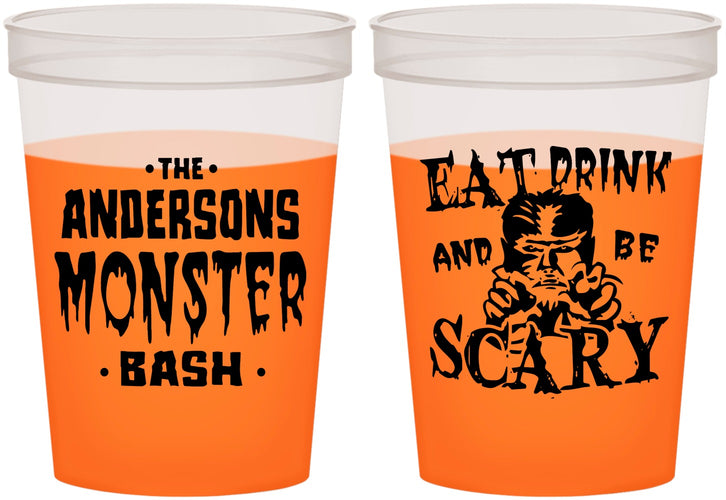 Custom Halloween 16 oz Color Changing Cups - Werewolf Monster | 250064