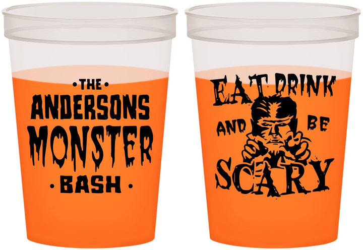 Custom Halloween 16 oz Color Changing Cups - Werewolf Monster | 250064