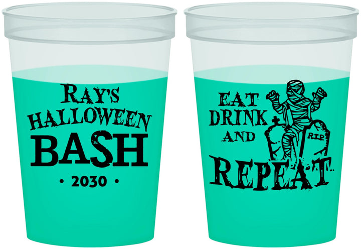 Custom Halloween 16 oz Color Changing Cups - Mummy | 250066