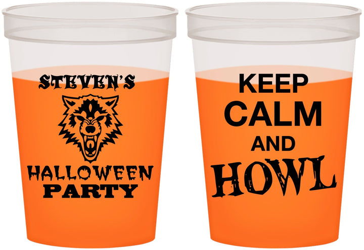 Custom Halloween 16 oz Color Changing Cups - Howl | 250069