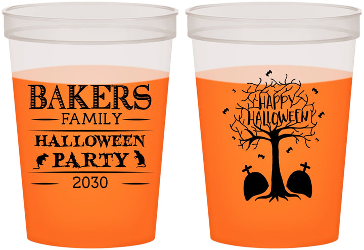 Custom Halloween 16 oz Color Changing Cups - Graveyard Shift | 250076