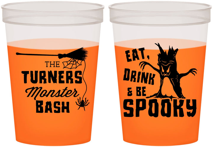 Custom Halloween 16 oz Color Changing Cups - Eat Drink Be Spooky | 250077