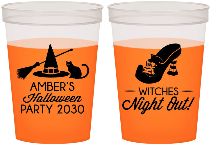 Custom Halloween 16 oz Color Changing Cups - Witches Night Out | 250083