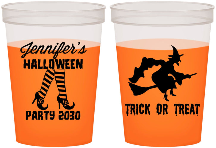 Custom Halloween 16 oz Color Changing Cups - Trick Or Treat | 250089
