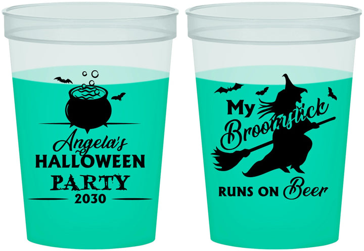 Custom Halloween 16 oz Color Changing Cups - Witch | 250090