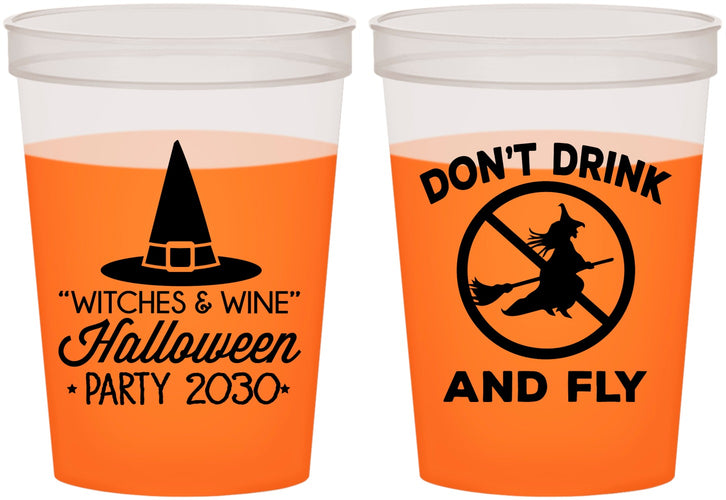 Custom Halloween 16 oz Color Changing Cups - Witch | 250093