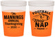 Custom Thanksgiving 16 oz Color Changing Cups - Football Turkey | 260012