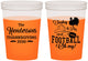 Custom Thanksgiving 16 oz Color Changing Cups - Football Turkey | 260014