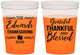 Custom Thanksgiving 16 oz Color Changing Cups - Grateful Blessed | 260030