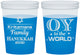 Custom Hanukkah 16 oz Color Changing Cups - Oy To The World | 270000