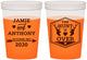 Custom Wedding 16 oz Color Changing Cups - The Hunt Is Over | 272