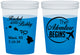 Custom Wedding 16 oz Color Changing Cups - The Adventure Begins | 278