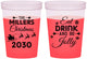 Custom Christmas 16 oz Color Changing Cups - Eat Drink And Be Jolly | 280010