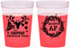 Custom Christmas 16 oz Color Changing Cups - Merry Af | 280014