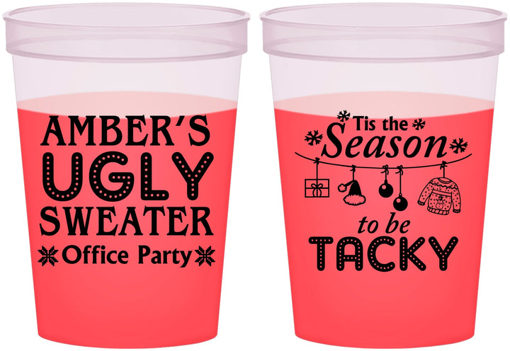 Custom Christmas 16 oz Color Changing Cups - Til The Season To Be Tacky | 280020