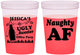 Custom Christmas 16 oz Color Changing Cups - Eat Drink Be Ugly | 280024