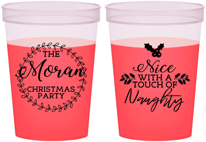 Custom Christmas 16 oz Color Changing Cups - Touch Of Naughty | 280048