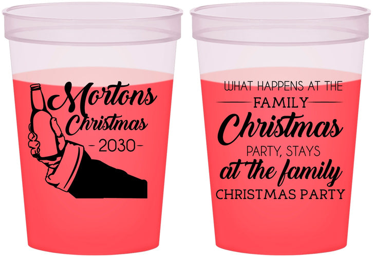 Custom Christmas 16 oz Color Changing Cups - Santa Claus | 280060