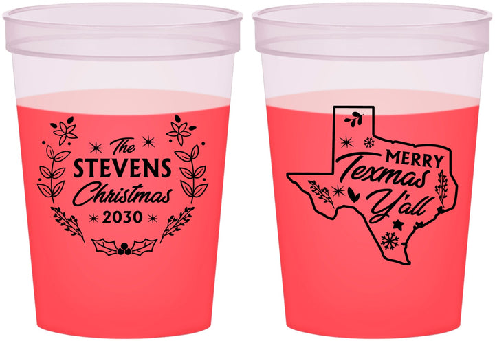 Custom Christmas 16 oz Color Changing Cups - Texmas Yall | 280074