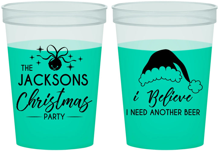 Custom Christmas 16 oz Color Changing Cups - Santa Claus | 280085