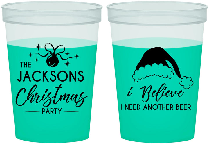 Custom Christmas 16 oz Color Changing Cups - Santa Claus | 280085