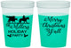 Custom Christmas 16 oz Color Changing Cups - Country | 280087
