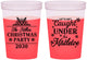 Custom Christmas 16 oz Color Changing Cups - Mistletoe | 280092