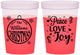 Custom Christmas 16 oz Color Changing Cups - Peace Joy Love | 280094