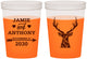 Custom Wedding 16 oz Color Changing Cups - Deer | 282