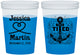 Custom Wedding 16 oz Color Changing Cups - They Tied The Knot Nautical | 293