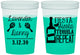 Custom Wedding 16 oz Color Changing Cups - Fiesta Siesta Tequila Repeat | 306
