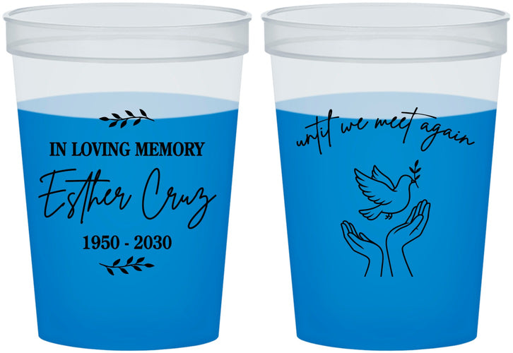 Custom Memorial 16 oz Color Changing Cups - In Loving Memory | 310004
