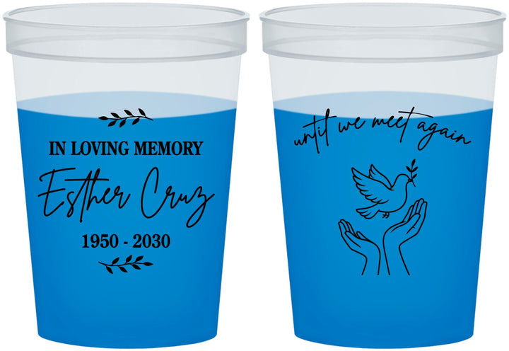 Custom Memorial 16 oz Color Changing Cups - In Loving Memory | 310004