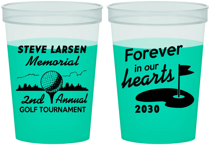 Custom Memorial 16 oz Color Changing Cups - Forever In Our Hearts | 310006