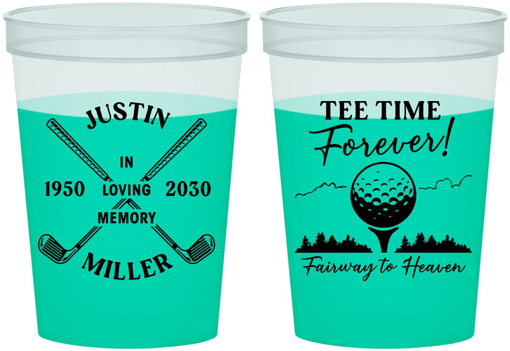Custom Memorial 16 oz Color Changing Cups - Fairway To Heavens | 310007