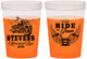 Custom Memorial 16 oz Color Changing Cups - Ride In Peace | 310015