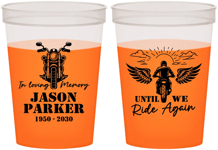 Custom Memorial 16 oz Color Changing Cups - Until We Ride Again | 310016