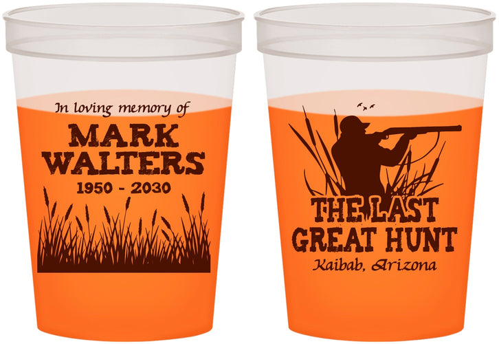 Custom Memorial 16 oz Color Changing Cups - The Last Great Hunt | 310020