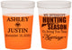 Custom Wedding 16 oz Color Changing Cups - We Interrupt Hunting | 316